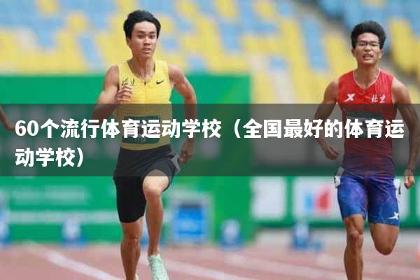 60个流行体育运动学校（全国最好的体育运动学校）